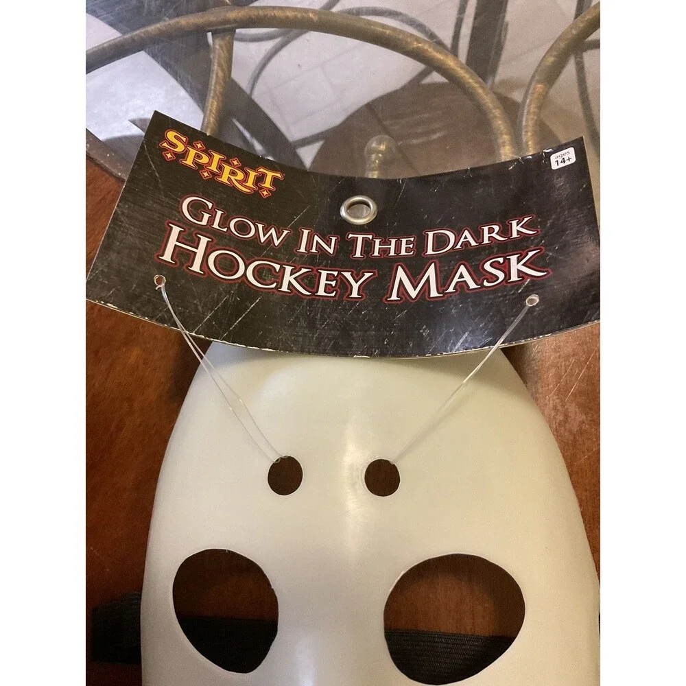 Friday the 13th Jason mask Voorhees Mask Hockey Halloween Horror Costume Glow Da - Picture 8 of 8